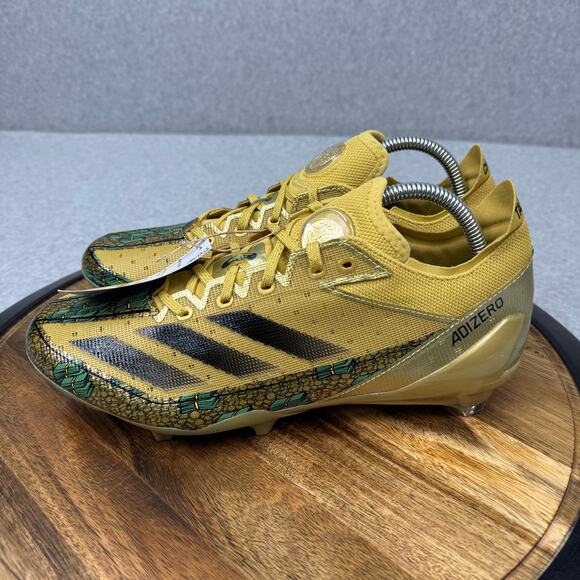 Adidas Adizero Electric Scrooge McDuck Cleats Men's 10 Football Gold IE6557 - Picture 4 of 7